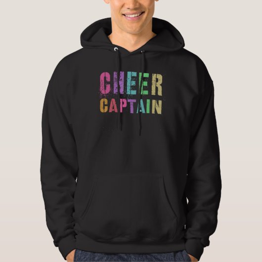 Cheer Captain Cheerleading Team Cheerleader Squad Hoodie (Voorkant)
