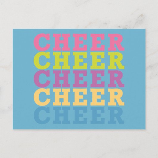Cheer Cheer Briefkaart (Voorkant)