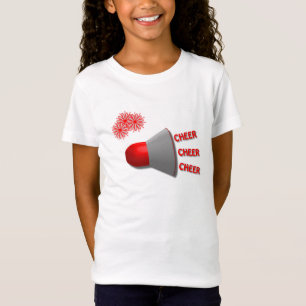 Cheer Cheer Cheer Three Cheers Megaphone T-shirt