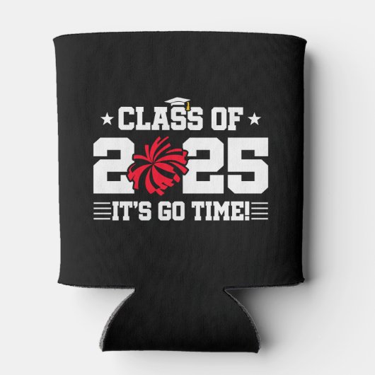 Cheer Cheerleader Afstuderen Klasse van 2025 Senio Blikjeskoeler (Achterkant)