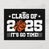 Cheer Cheerleader Afstuderen Klasse van 2025 Senio Briefkaart (Voorkant)