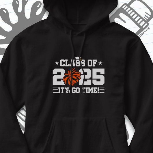 Cheer Cheerleader Afstuderen Klasse van 2025 Senio Hoodie