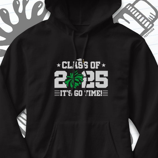 Cheer Cheerleader Afstuderen Klasse van 2025 Senio Hoodie