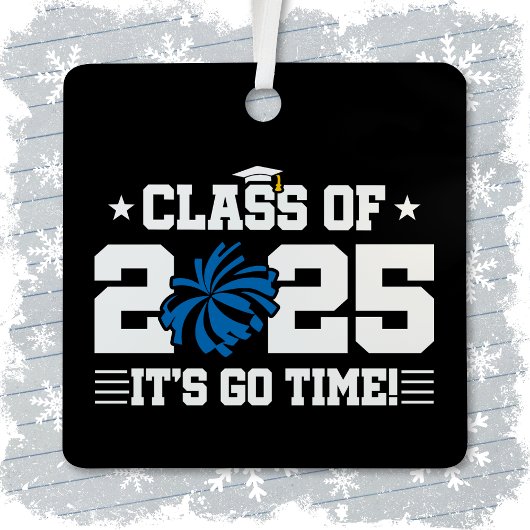 Cheer Cheerleader Afstuderen Klasse van 2025 Senio Metalen Ornament