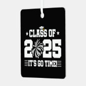 Cheer Cheerleader Afstuderen Klasse van 2025 Senio Metalen Ornament (Voorkant links)