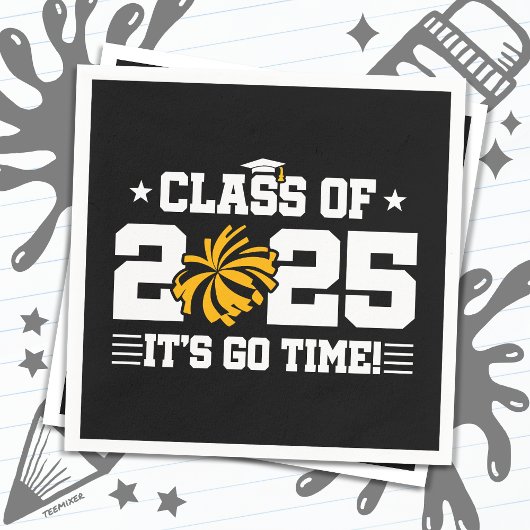 Cheer Cheerleader Afstuderen Klasse van 2025 Senio Servet