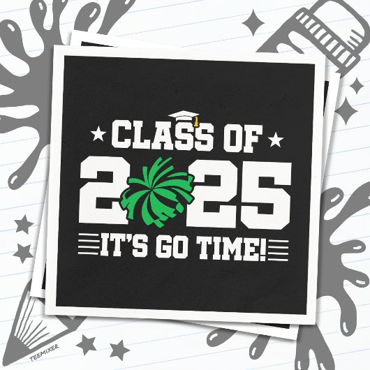 Cheer Cheerleader Afstuderen Klasse van 2025 Senio Servet