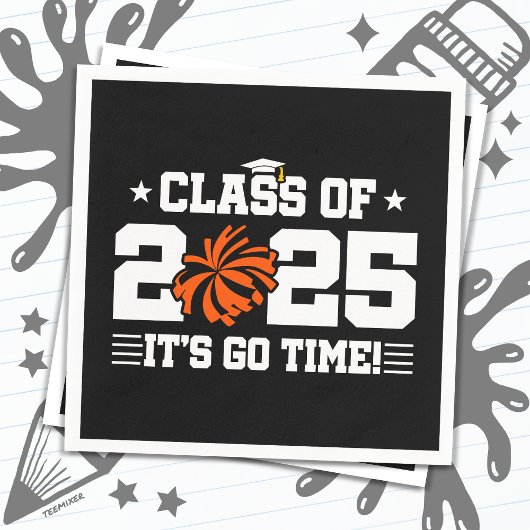 Cheer Cheerleader Afstuderen Klasse van 2025 Senio Servet