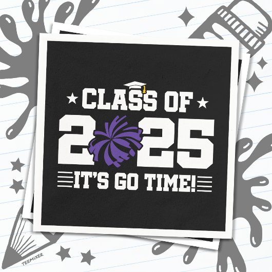 Cheer Cheerleader Afstuderen Klasse van 2025 Senio Servet