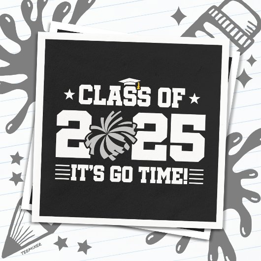 Cheer Cheerleader Afstuderen Klasse van 2025 Senio Servet