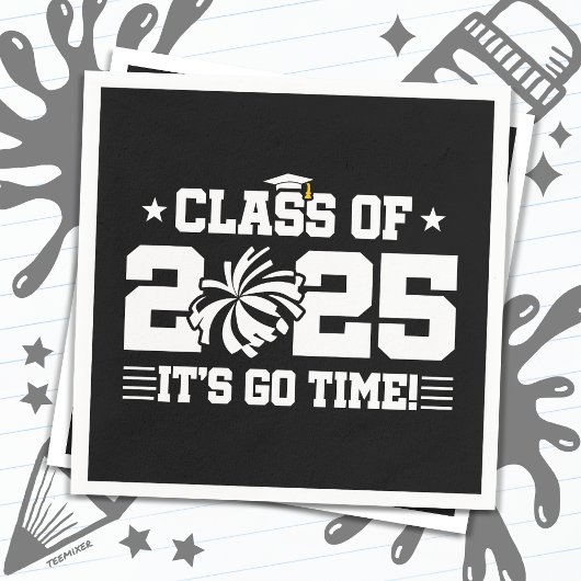 Cheer Cheerleader Afstuderen Klasse van 2025 Senio Servet