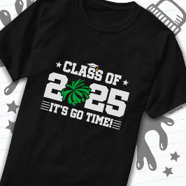 Cheer Cheerleader Afstuderen Klasse van 2025 Senio T-shirt