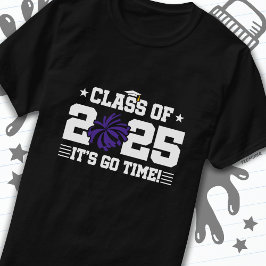 Cheer Cheerleader Afstuderen Klasse van 2025 Senio T-shirt