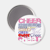 Cheer CHEERLEADER Cheer Magneet (Voorkant / Achterkant)