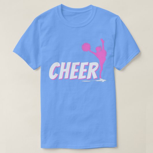 Cheer Cheerleader Cheerlead Camp Cheer Competit T-shirt (Design voorkant)