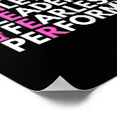 Cheer - Cheerleader Cheerleading Kamp Cheer Compet Poster (Hoek)