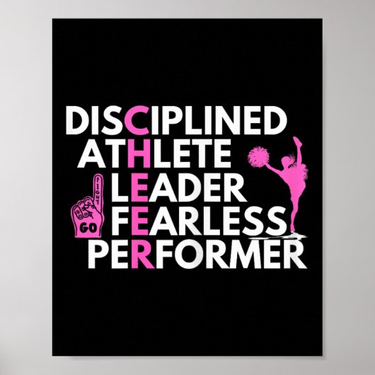 Cheer - Cheerleader Cheerleading Kamp Cheer Compet Poster (Voorkant)