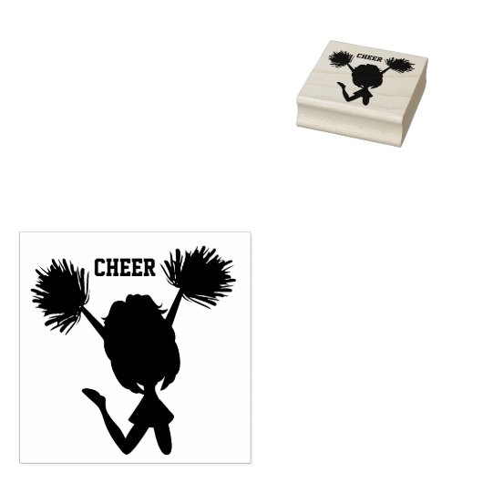 Cheer Cheerleader is already in Dutch, the transla Rubberstempel (Gestempeld)