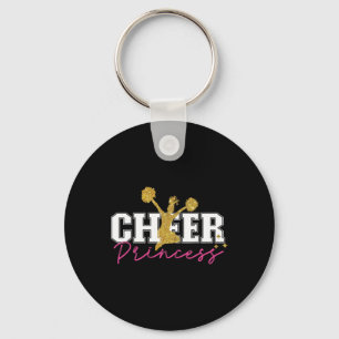 Cheer Cheerleader Meisjes Hs0 Zwarte Prinses Cheer Sleutelhanger