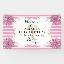 Cheer Cheerleader Pink | Gold Girl Birthday Party