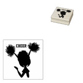 Cheer Cheerleader Rubberstempel (Gestempeld)