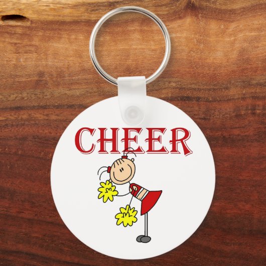 CHEER Cheerleader Tshirts en Gifts Sleutelhanger (Voorkant)