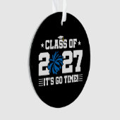 Cheer Cheerleading Afstuderen Eindexamenklas 2027 Ornament (voorkant)