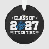 Cheer Cheerleading Afstuderen Eindexamenklas 2027 Ornament (voorkant)
