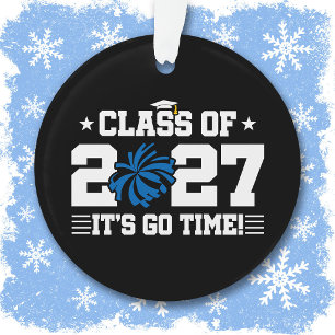 Cheer Cheerleading Afstuderen Eindexamenklas 2027 Ornament