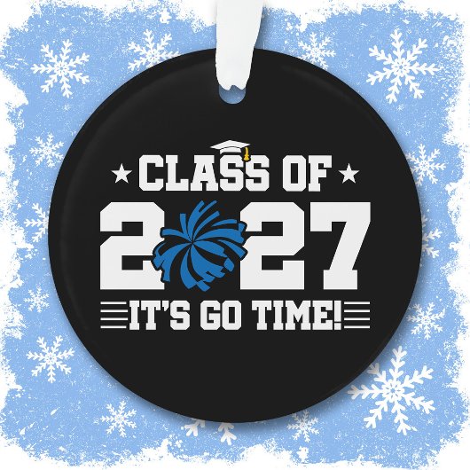 Cheer Cheerleading Afstuderen Eindexamenklas 2027 Ornament