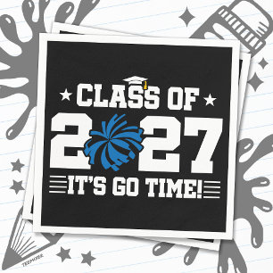 Cheer Cheerleading Afstuderen Eindexamenklas 2027 Servet