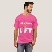 Cheer Cheerleading Atleten Lift Gewichten Cheerlea T-shirt (Voorkant volledig)