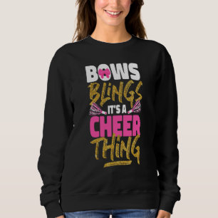 Cheer Cheerleading Bows die het blaffen is een kou Trui