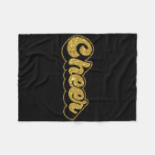 Cheer Cheerleading Cheer Fleece Deken (Voorkant (Horizontaal))