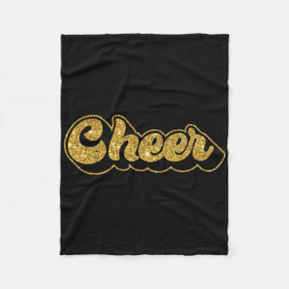 Cheer Cheerleading Cheer  Fleece Deken