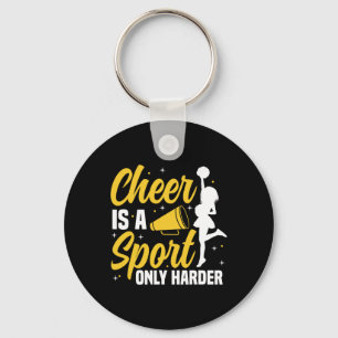 Cheer Cheerleading Cheer Is Een Sport Alleen Moeil Sleutelhanger
