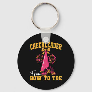 Cheer Cheerleading Cheerleader Van Hoofd Tot Teen Sleutelhanger