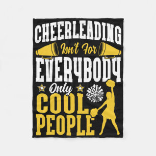 Cheer Cheerleading Cheerleading Is Niet Voor Ieder Fleece Deken