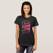 Cheer Cheerleading Coach Ik ben een Cheer Coach Wa T-shirt (Voorkant volledig)