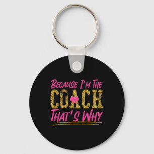Cheer Cheerleading Coach Omdat Ik De Coach Ben Tha Sleutelhanger