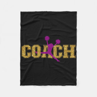 Cheer Cheerleading Coach Trainer  Fleece Deken