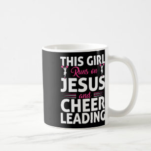 Cheer Cheerleading Jezus Geloof Christelijk Dit Me Koffiemok