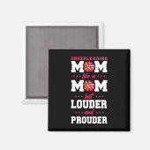 Cheer Cheerleading Moeder Moeder Cheerleading Moed Magneet (Voorkant / Achterkant)