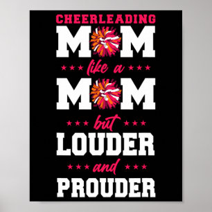 Cheer Cheerleading Moeder Moeder Cheerleading Moed Poster