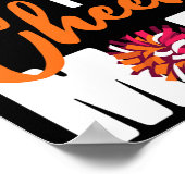 Cheer Cheerleading Moeder Moeder Ik Kan Niet Kalm Poster (Hoek)