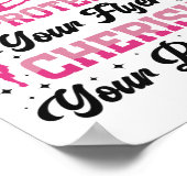 Cheer Cheerleading Respecteer je Ses Bescherm je F Poster (Hoek)