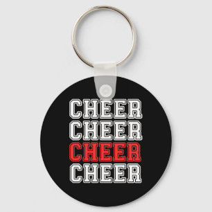 Cheer Cheerleading Team Voor Cheerleader Squad Mei Sleutelhanger