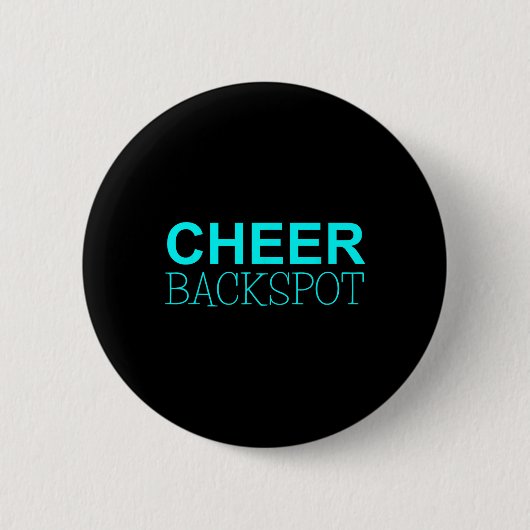 Cheer Ckspot Cheerleading Ronde Button 5,7 Cm (Voorkant)