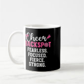 Cheer Ckspot Onbevreesd Gefocust Fierce Cheerleadi Koffiemok (Links)