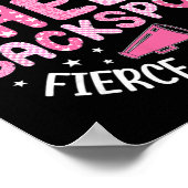 Cheer Ckspot Onbevreesd Gefocust Fierce Cheerleadi Poster (Hoek)